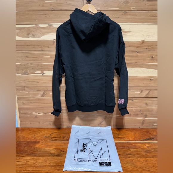 NEW Men’s Snow Day x MEDM Rapper Snowday Black Hoodie Sweatshirt M Medium NWT - Picture 7 of 16